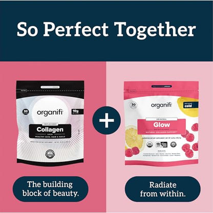 Organifi Collagen Powder - Fuller Hair, Stronger Nails, and Radiant Skin - Replenish - Maple Wellness Supplements