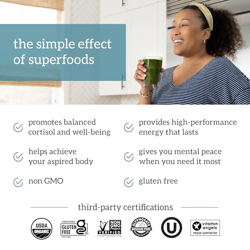 Organifi: GO Packs - Green Juice - Organic Superfood Supplement Powder - 15 Servings - Maple Wellness Supplements