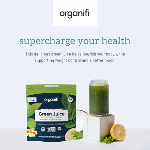Organifi Green Juice - Organic Superfood Powder - 90-Day Supply - Organic Vegan Greens - Maple Wellness Supplements