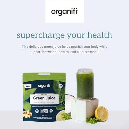 Organifi Green Juice - Organic Superfood Powder - 90-Day Supply - Organic Vegan Greens - Maple Wellness Supplements