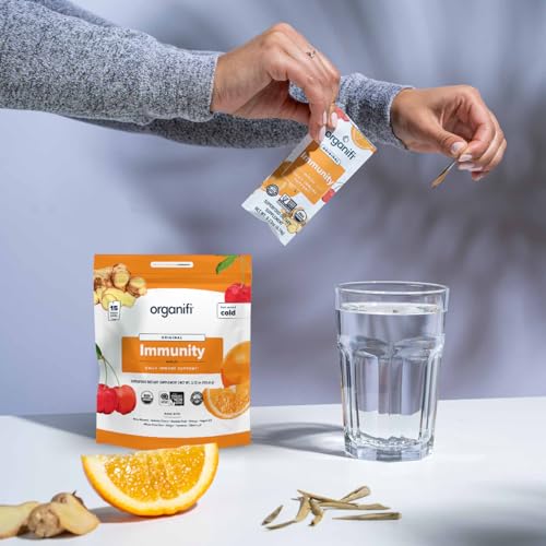 Organifi Immunity - Organic Superfood Immunity Support - 15 Single Serve Packets - Maple Wellness Supplements