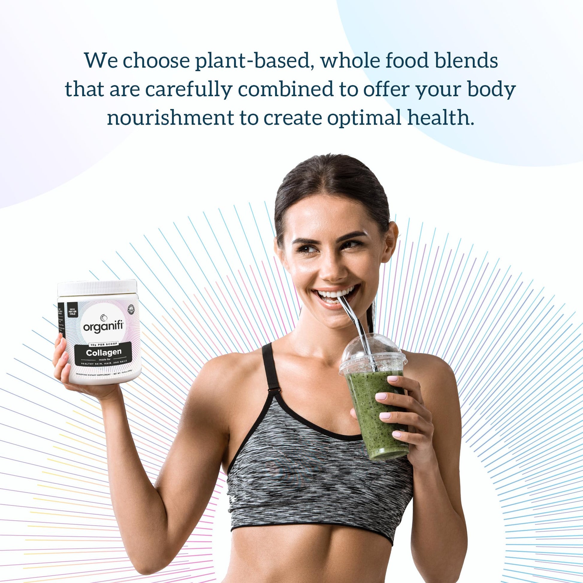Organifi Unflavored Collagen Powder - Supports Stronger Skin, Nail, and Hair, 40 Servings - Maple Wellness Supplements