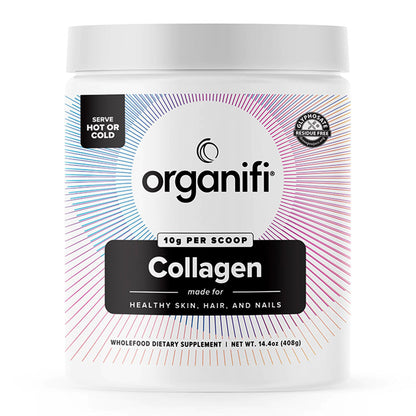 Organifi Unflavored Collagen Powder - Supports Stronger Skin, Nail, and Hair, 40 Servings - Maple Wellness Supplements