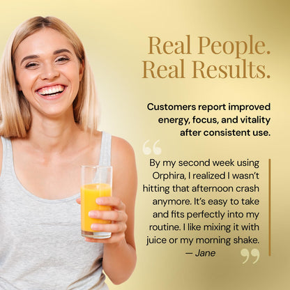 Orphira Liquid Liposomal NAD+ Supplement - 10x Better Absorption for Cellular Energy, Mental Clarity, Healthy Aging & Vitality Support - Enhanced NAD Plus, Vegan, Non-GMO - 30 Servings (4 fl oz) - Maple Wellness Supplements