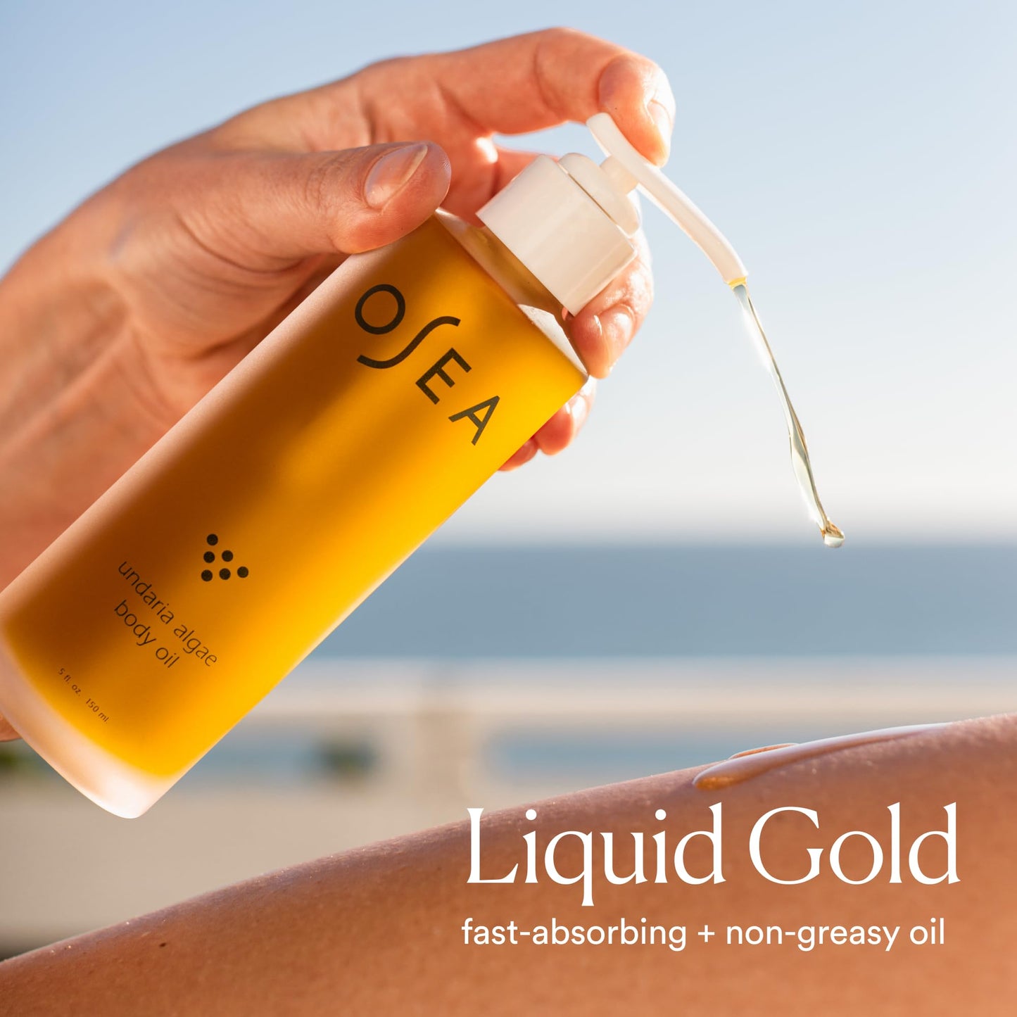 OSEA Undaria Algae Body Oil 5 oz – Visibly Firming, Deeply Moisturizing, Instantly Improve Elasticity - Maple Wellness Supplements