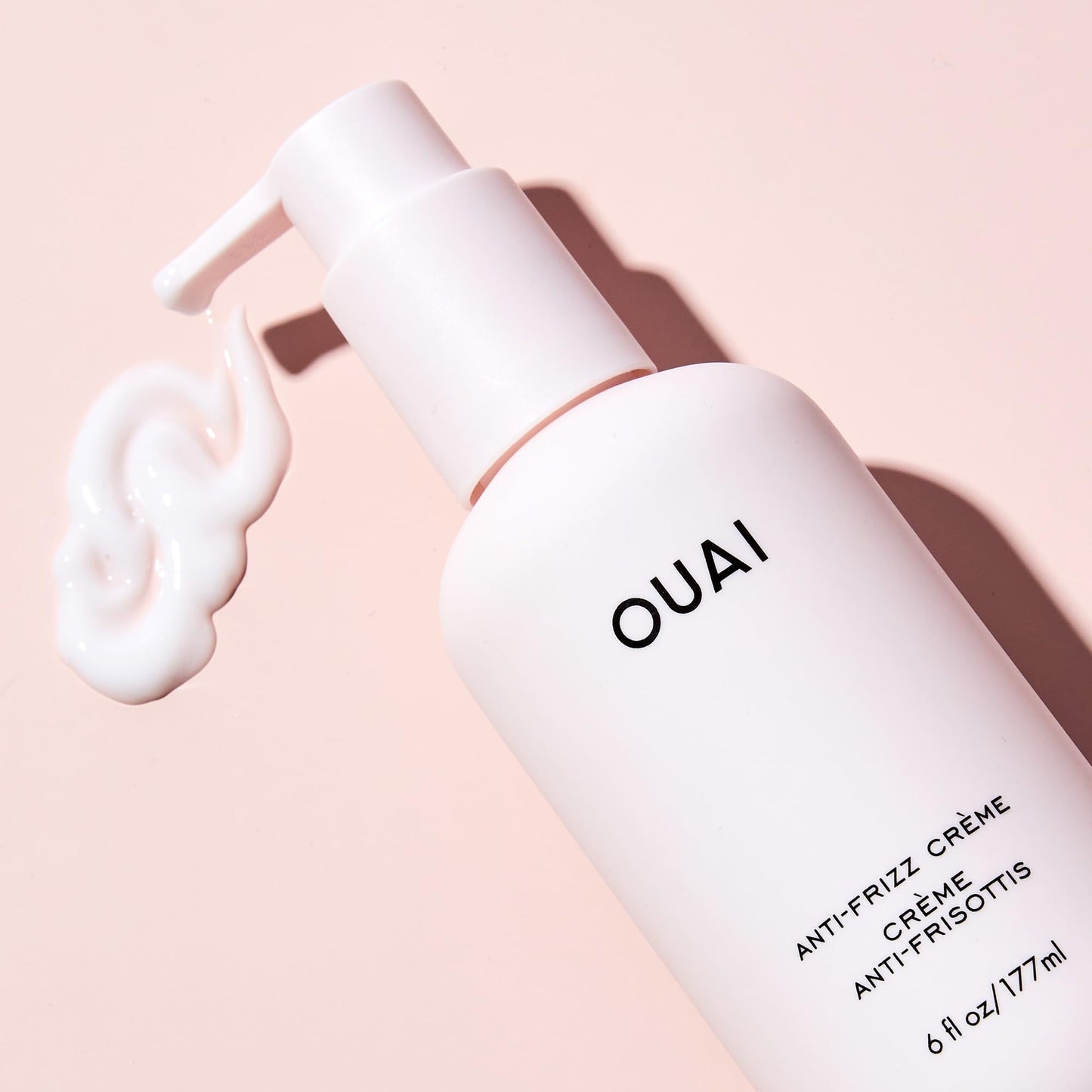 OUAI Anti Frizz Cream - Moisturizing Hair Cream with Frizz Control & Heat Protection - Provides Lasting Hydration with Jackfruit & Beetroot Extract - Paraben, Phthalate & Sulfate Free (6 oz) - Maple Wellness Supplements