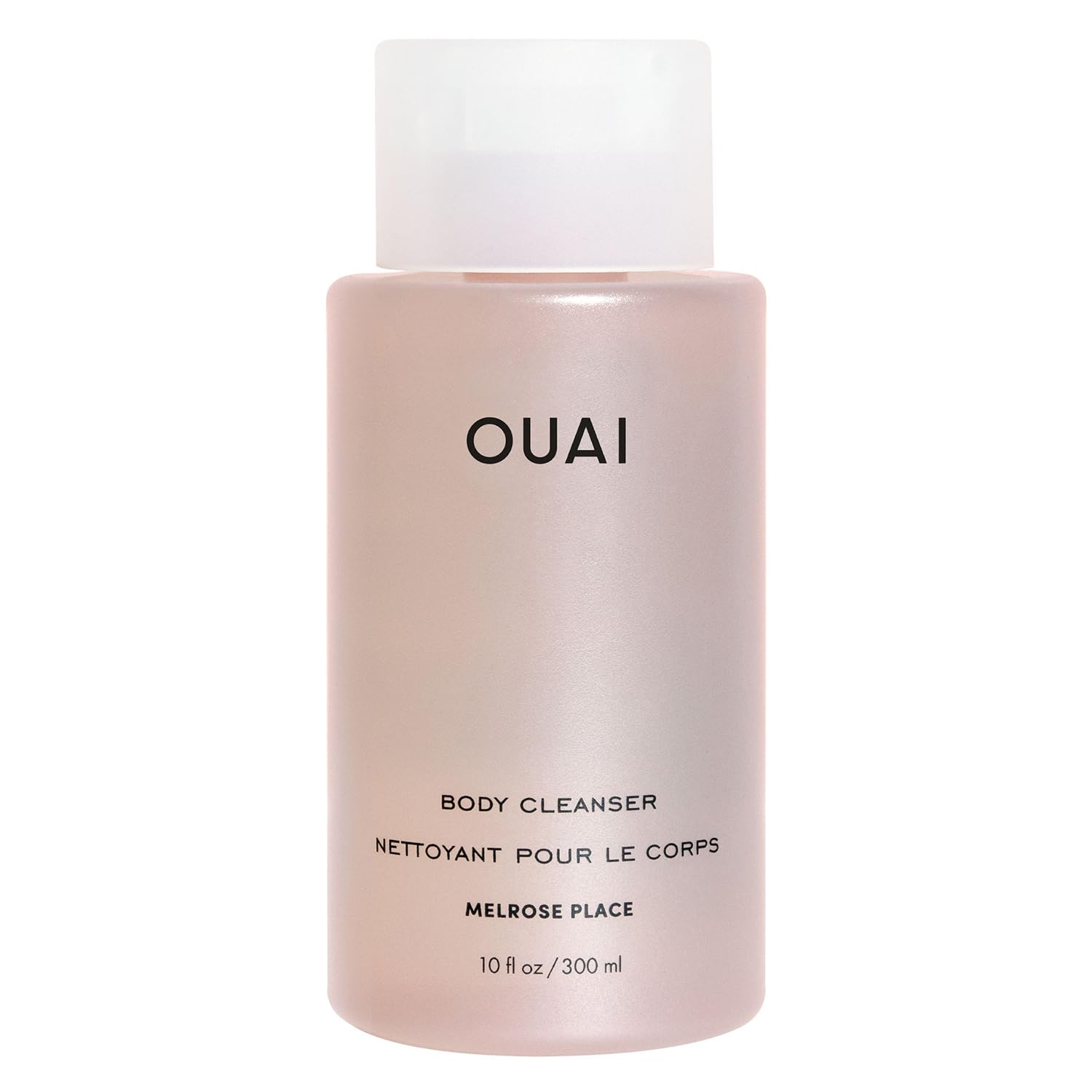 OUAI Body Cleanser, Melrose Place - Foaming Body Wash with Jojoba Oil and Rosehip Oil to Hydrate, Nurture, Balance and Soften Skin - Paraben, Phthalate and Sulfate Free Skin Care Products (10 Fl Oz) - Maple Wellness Supplements