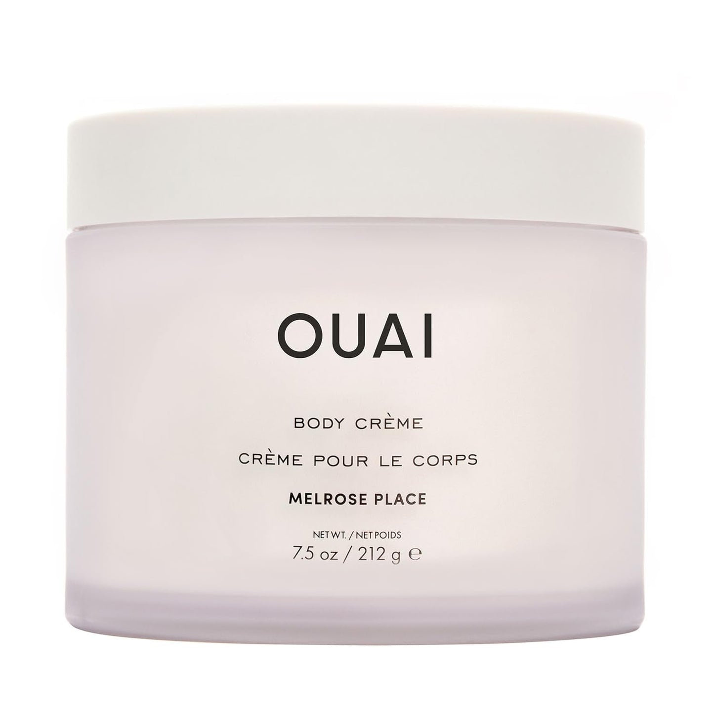 OUAI Body Cream, Melrose Place - Hydrating Whipped Body Cream with Cupuaçu Butter, Coconut Oil and Squalane - Softens Skin and Delivers Healthy-Looking Glow - Sulfate Free Skin Care (7.5 Oz) - Maple Wellness Supplements