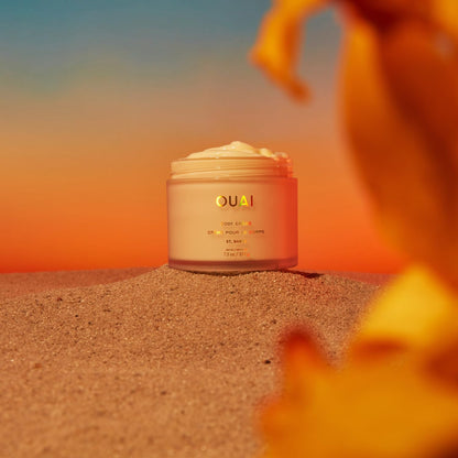 OUAI Body Cream, St. Barts - Hydrating Whipped Body Cream with Cupuaçu Butter, Coconut Oil and Squalane - Softens Skin and Delivers Healthy-Looking Glow - Sulfate-Free Skin Care (7.5 Oz) - Maple Wellness Supplements