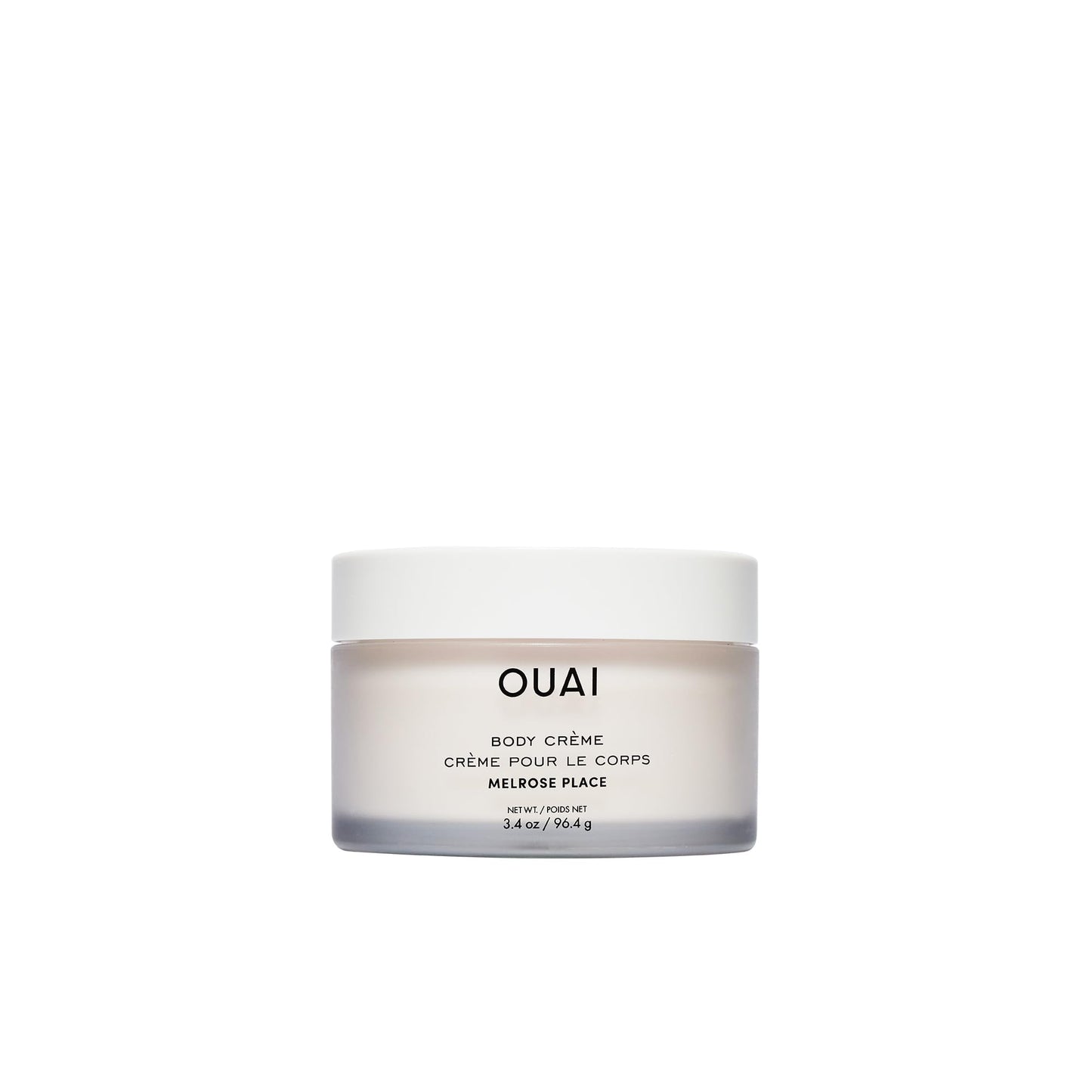 OUAI Body Cream Travel Size, Melrose Place - Hydrating Whipped Body Cream with Cupuaçu Butter, Coconut Oil & Squalane - Softens Skin and Delivers Healthy-Looking Glow - Sulfate Free Skin Care (3.4 Oz) - Maple Wellness Supplements