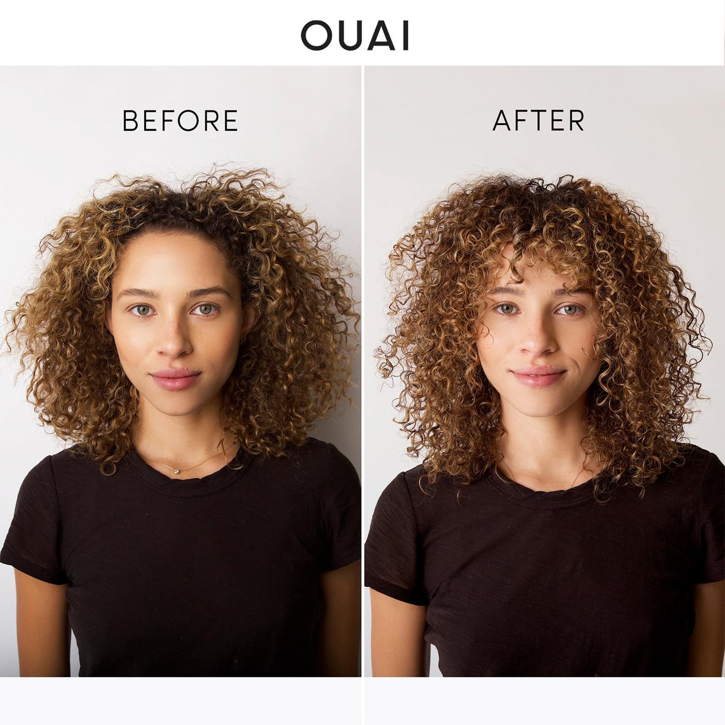 OUAI Curl Cream - Curl Defining Cream with Chia & Linseed Oil - Enhances Definition, Hydration & Shine - Tames Frizz & Protects from Humidity - Silicone-Free Curly Hair Products for Women (8 oz) - Maple Wellness Supplements