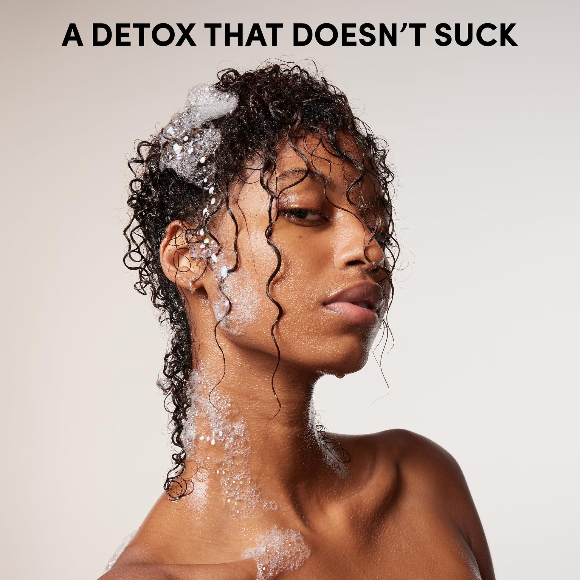 OUAI Detox Shampoo & Medium Hair Conditioner Bundle - Clarifying Shampoo for Build Up, Dirt, Oil, Product and Hard Water & Hydrating Conditioner for Medium Hair (2 Count) - Maple Wellness Supplements