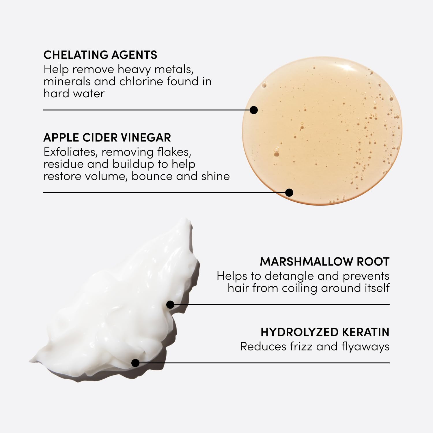 OUAI Detox Shampoo & Thick Hair Conditioner Bundle - Clarifying Shampoo for Build Up, Dirt, Oil, Product and Hard Water & Moisturizing Conditioner for Thick Hair (2 Count) - Maple Wellness Supplements