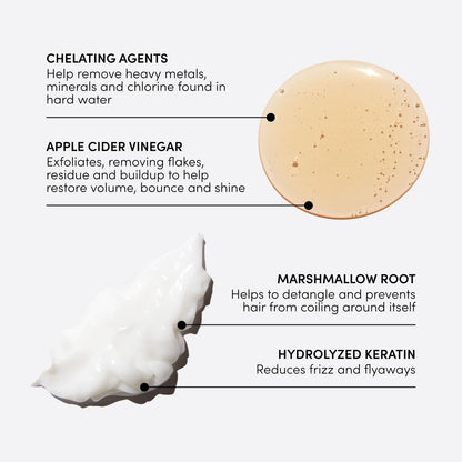 OUAI Detox Shampoo & Thick Hair Conditioner Bundle - Clarifying Shampoo for Build Up, Dirt, Oil, Product and Hard Water & Moisturizing Conditioner for Thick Hair (2 Count) - Maple Wellness Supplements