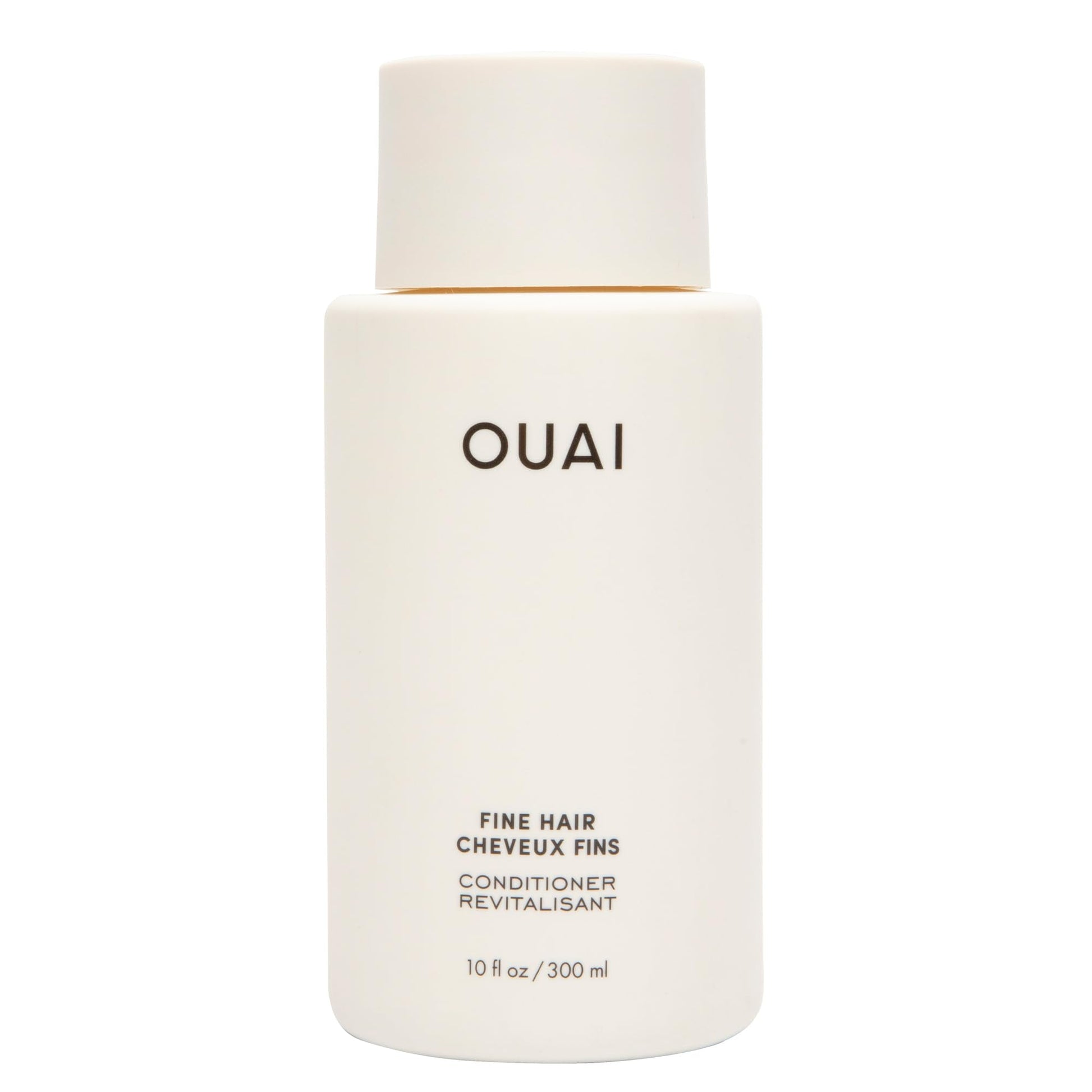 OUAI Fine Hair Conditioner - Volumizing Conditioner for Fine Hair Made with Keratin, Biotin and Chia Seed Oil - Adds Softness, Bounce and Volume - Free from Parabens, Sulfates, and Phthalates (10 Oz) - Maple Wellness Supplements