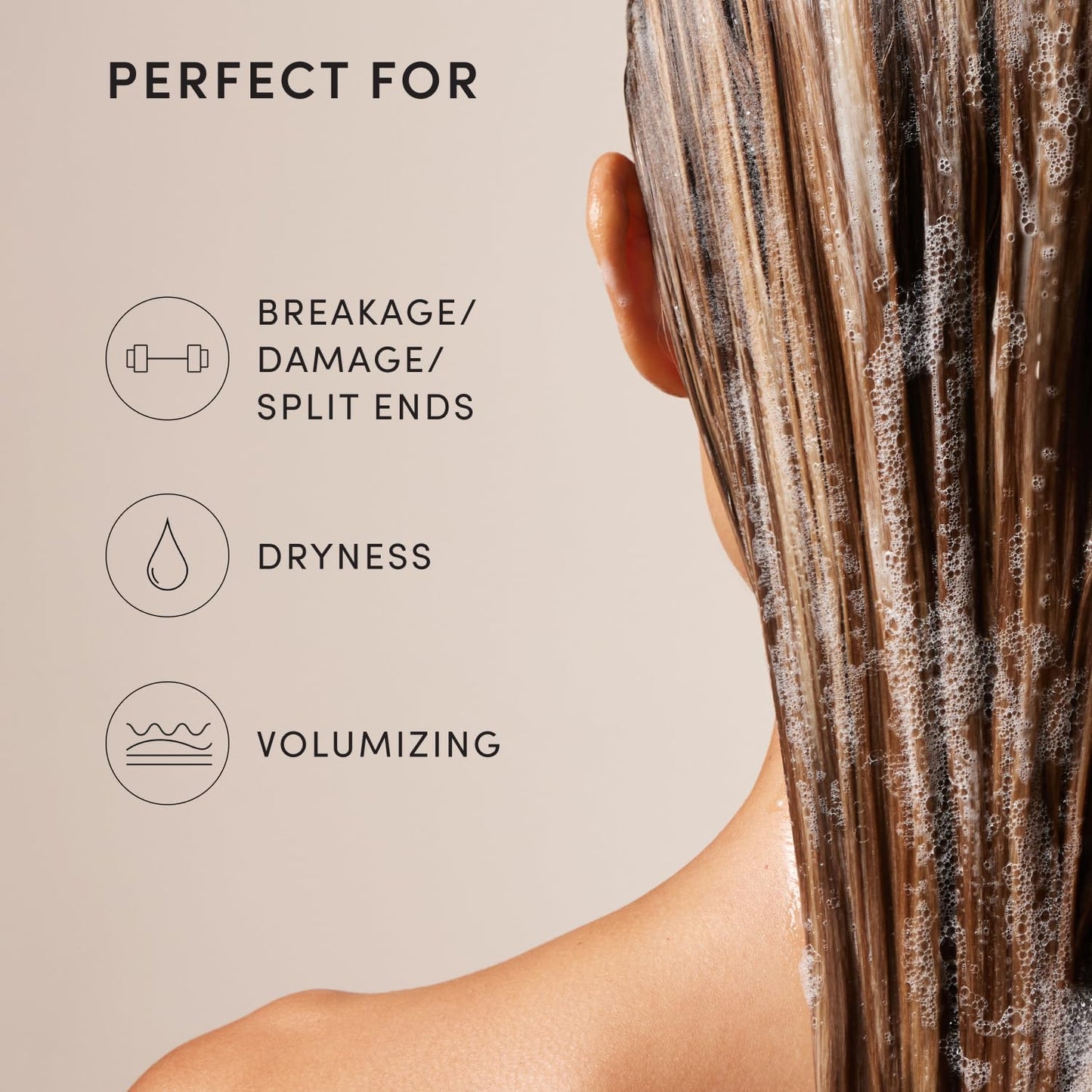 OUAI Fine Hair Shampoo Refill - Volumizing Shampoo for Fine Strands - Made with Biotin, Keratin & Chia Seed Oil - Strengthens, Nourishes & Thickens - Color-Safe & Sulfate Free Hair Care (32 Fl oz) - Maple Wellness Supplements