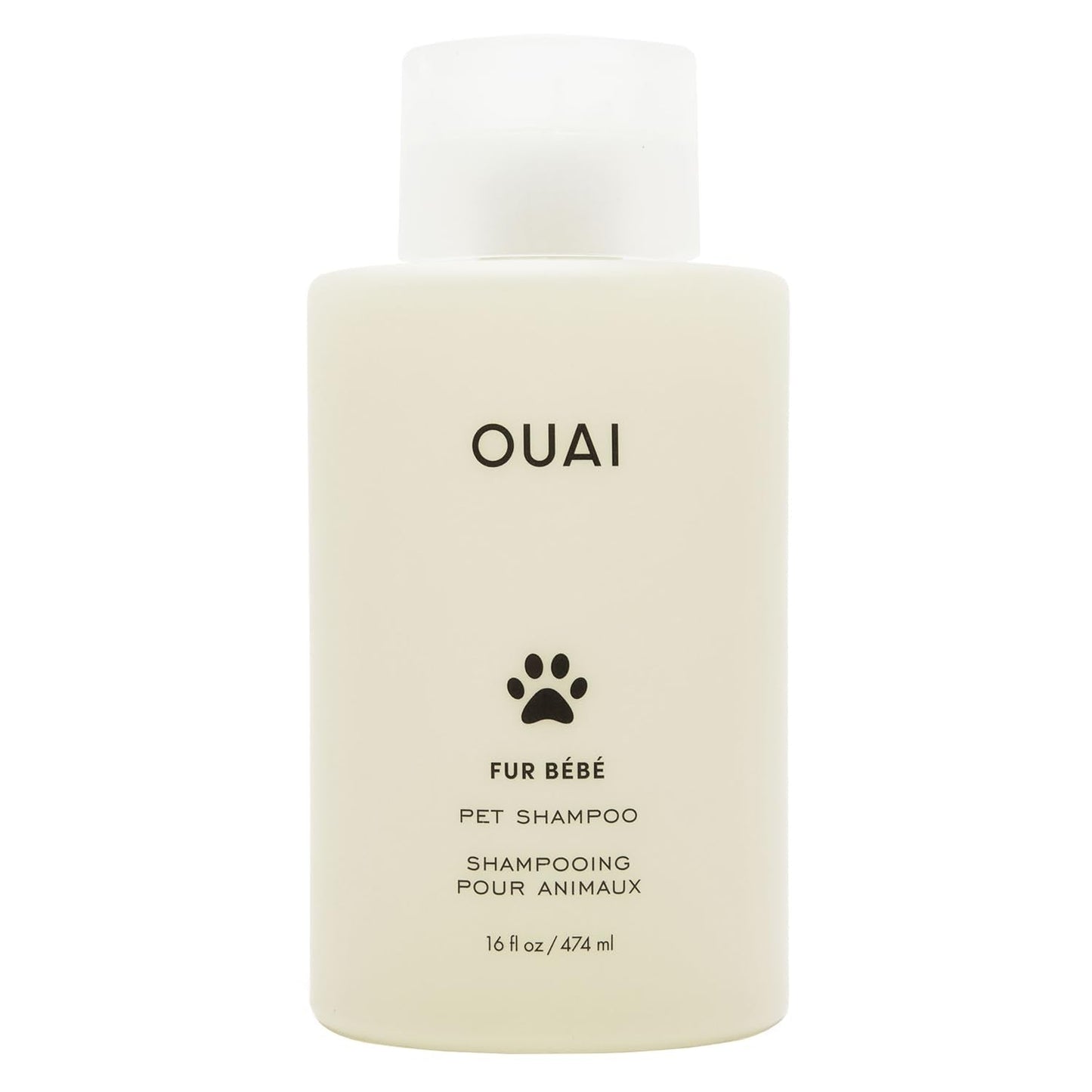 OUAI Fur Bébé Pet Shampoo, Mercer Street Scent - Dog Shampoo and Coat Wash for Hydrating, Cleansing and Adding Shine - Pet Supplies by OUAI (16 Fl Oz) - Maple Wellness Supplements