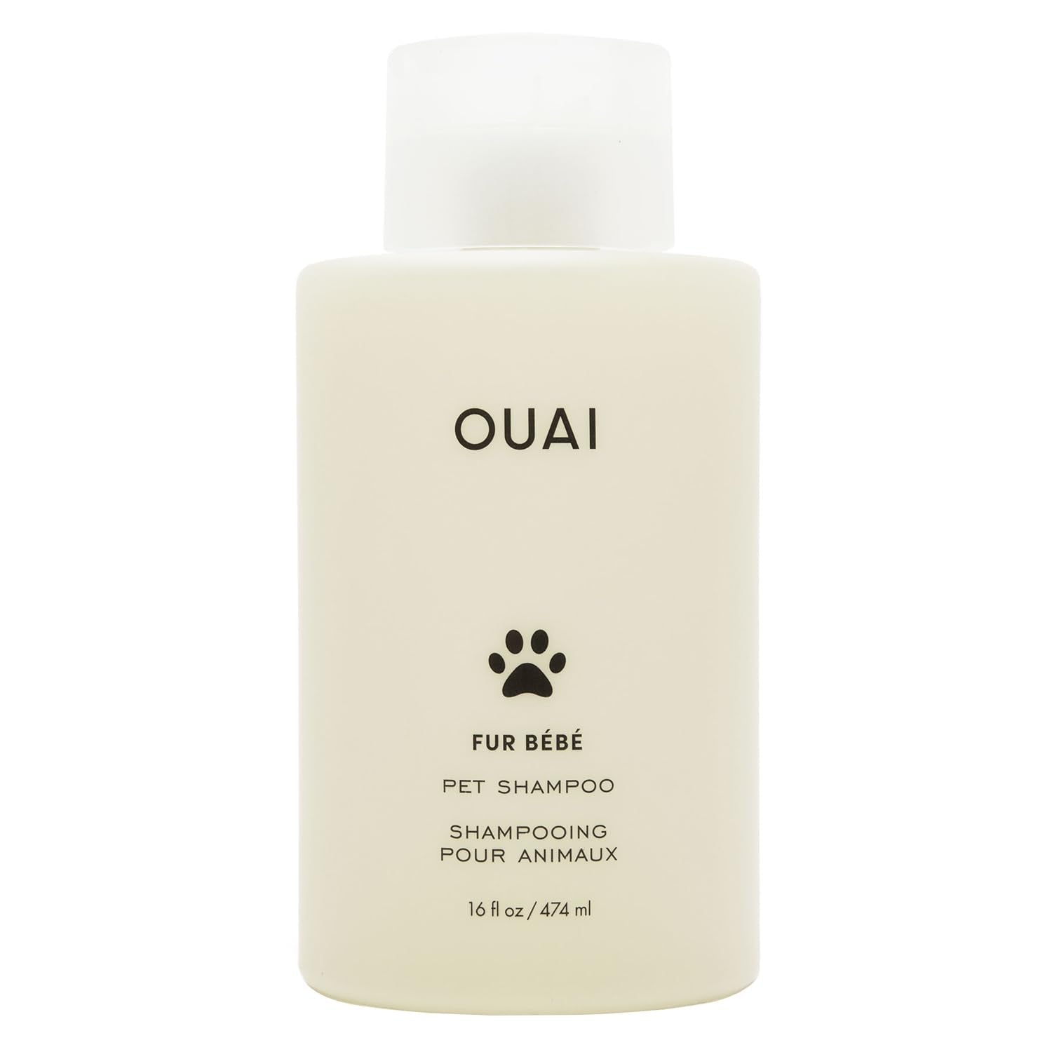 OUAI Fur Bébé Pet Shampoo, Mercer Street Scent - Dog Shampoo and Coat Wash for Hydrating, Cleansing and Adding Shine - Pet Supplies by OUAI (16 Fl Oz) - Maple Wellness Supplements