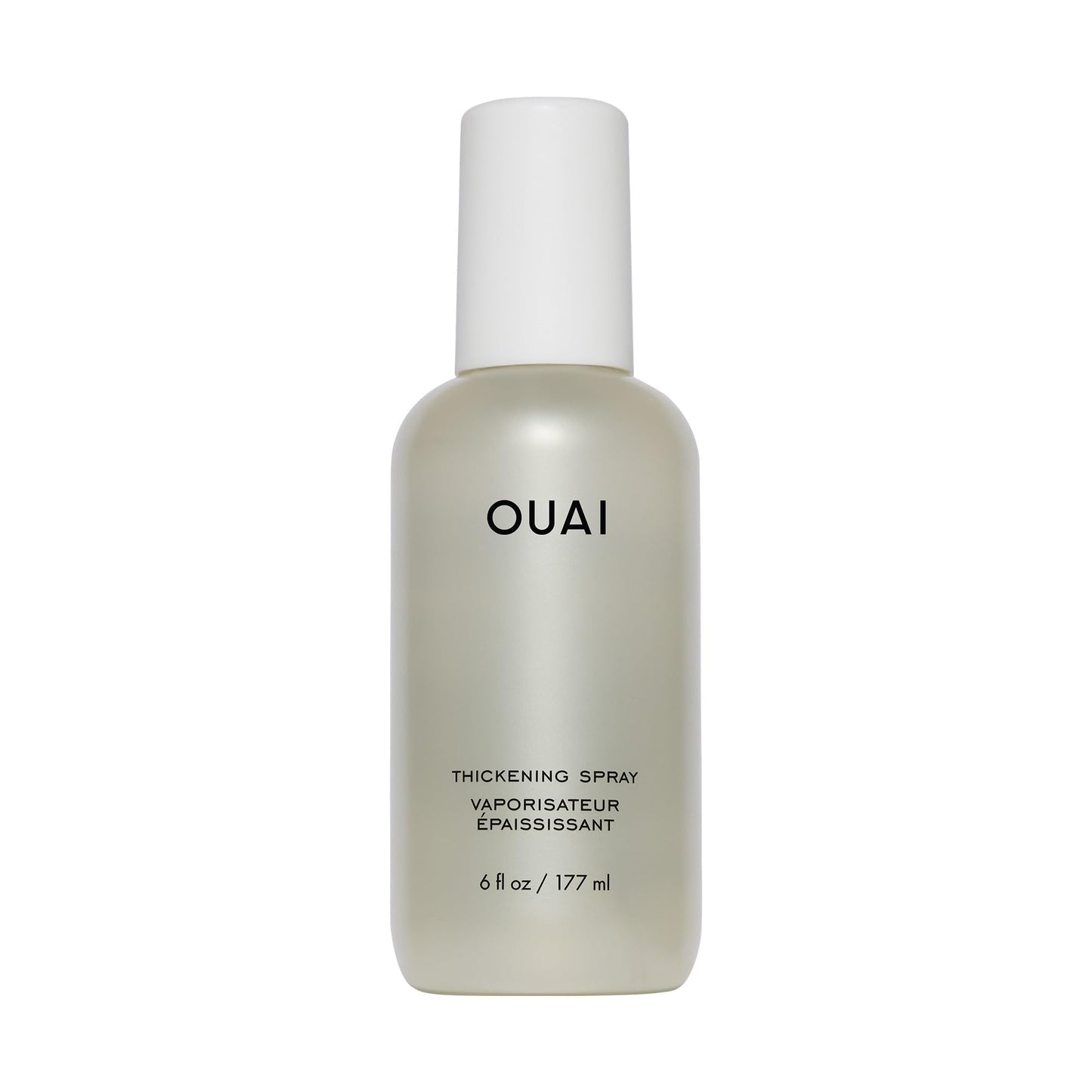 OUAI Hair Thickening Spray - Thickening & Volumizing Spray for Instantly Thicker, Fuller-Looking Hair - Protects, Strengthens & Repairs with Amaranth Peptide & Amino Acids (6 Fl Oz) - Maple Wellness Supplements