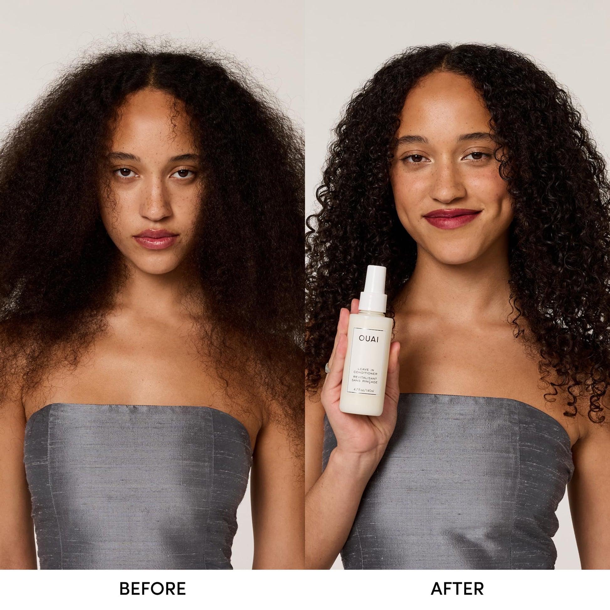 OUAI Leave In Conditioner & Heat Protectant for Hair - Prep Hair for Styling or Use as Detangling Spray to Fight Frizz & Flyaways - No Parabens, Sulfates or Phthalates (4.7 oz) - Maple Wellness Supplements
