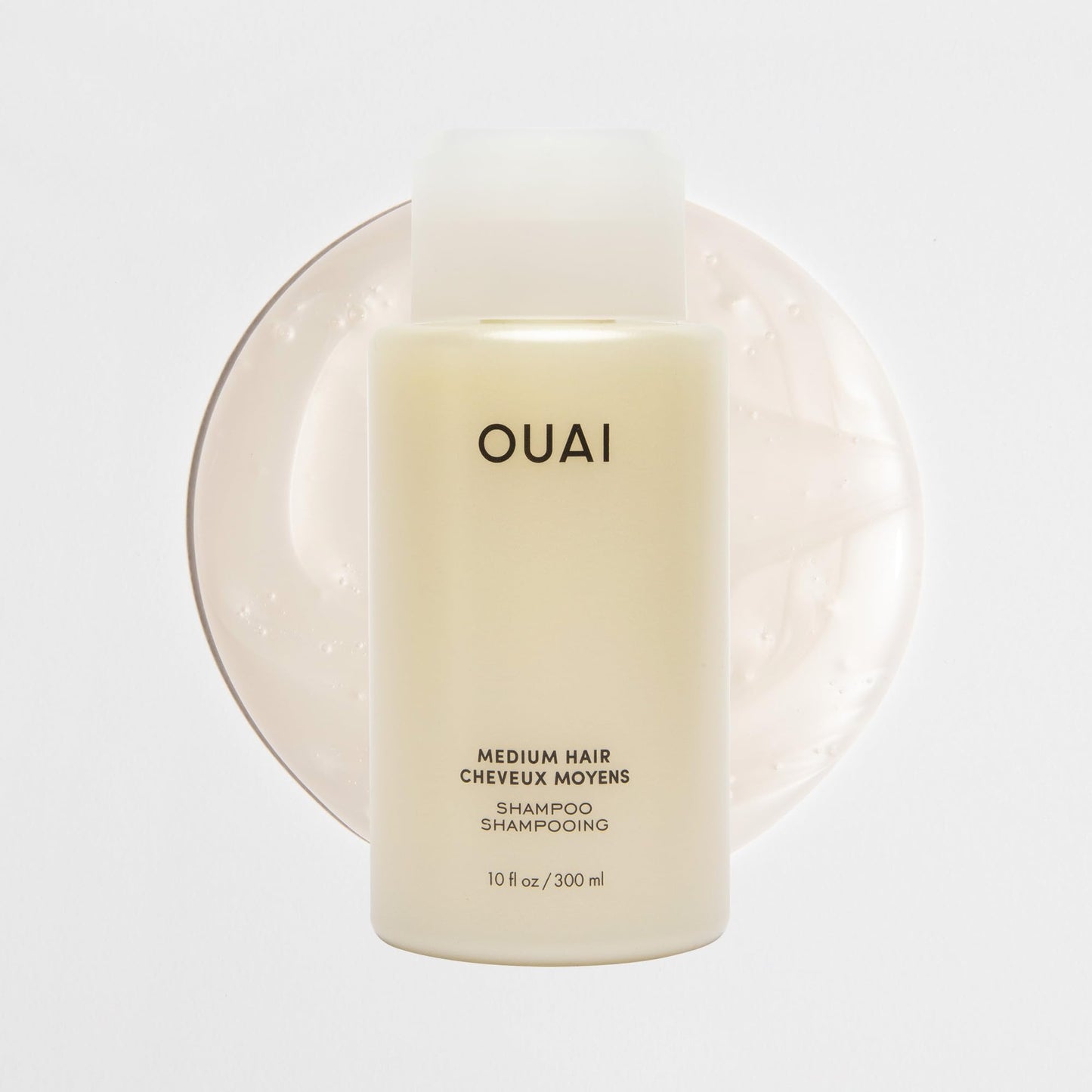 OUAI Medium Shampoo Travel Size - Hydrating Shampoo with Coconut Oil, Babassu, Kumquat Extract & Keratin - Strengthens, Nourishes & Adds Shine - Paraben & Sulfate Free Hair Care Products (3 Oz) - Maple Wellness Supplements