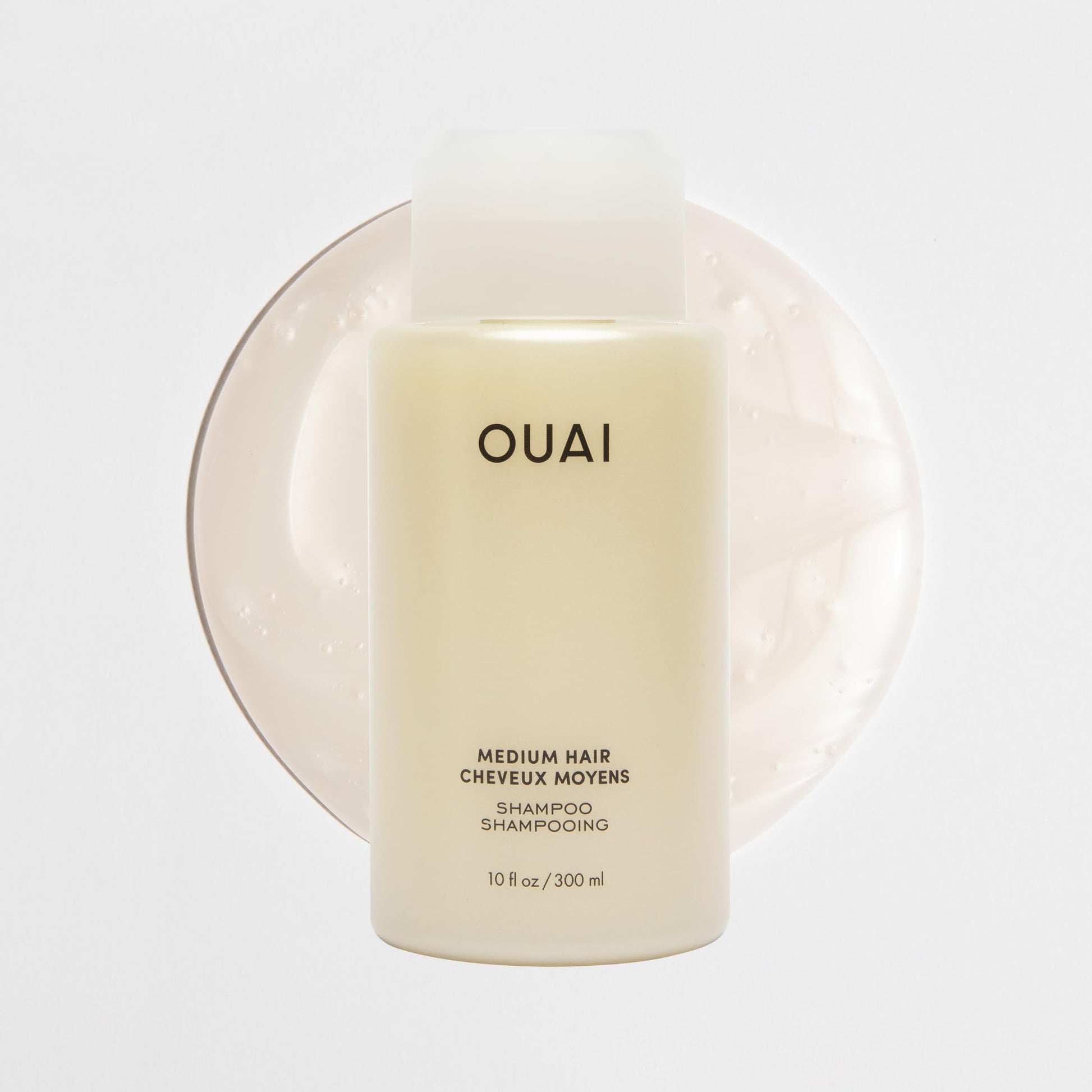 OUAI Medium Shampoo Travel Size - Hydrating Shampoo with Coconut Oil, Babassu, Kumquat Extract & Keratin - Strengthens, Nourishes & Adds Shine - Paraben & Sulfate Free Hair Care Products (3 Oz) - Maple Wellness Supplements