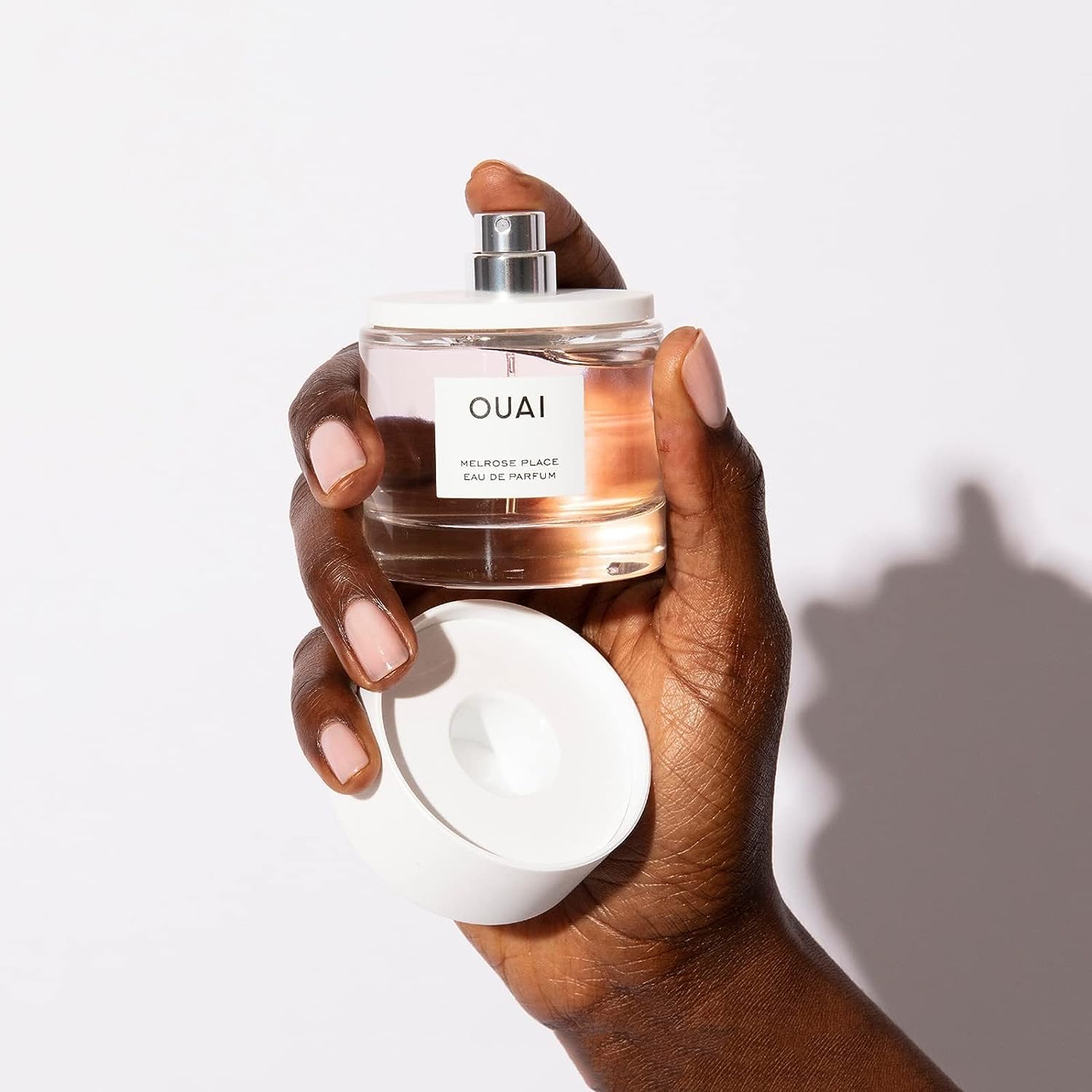 OUAI Melrose Place Eau de Parfum - Elegant Womens Perfume for Everyday Wear - Fresh Floral Scent has Notes of Champagne, Bergamot and Rose with Delicate Hints of Cedarwood and Lychee (1.7 Oz) - Maple Wellness Supplements