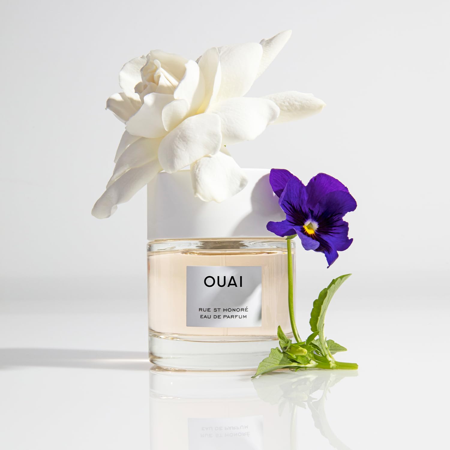 OUAI Rue St. Honore Eau de Parfum - Elegant Womens Perfume for Everyday Wear - Fresh Floral Scent with Notes of Violet, Gardenia, and Delicate Hints of Ylang Ylang and Musk (1.7 Oz) - Maple Wellness Supplements