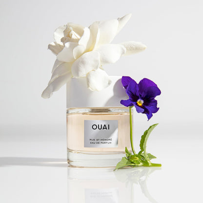 OUAI Rue St. Honore Eau de Parfum - Elegant Womens Perfume for Everyday Wear - Fresh Floral Scent with Notes of Violet, Gardenia, and Delicate Hints of Ylang Ylang and Musk (1.7 Oz) - Maple Wellness Supplements