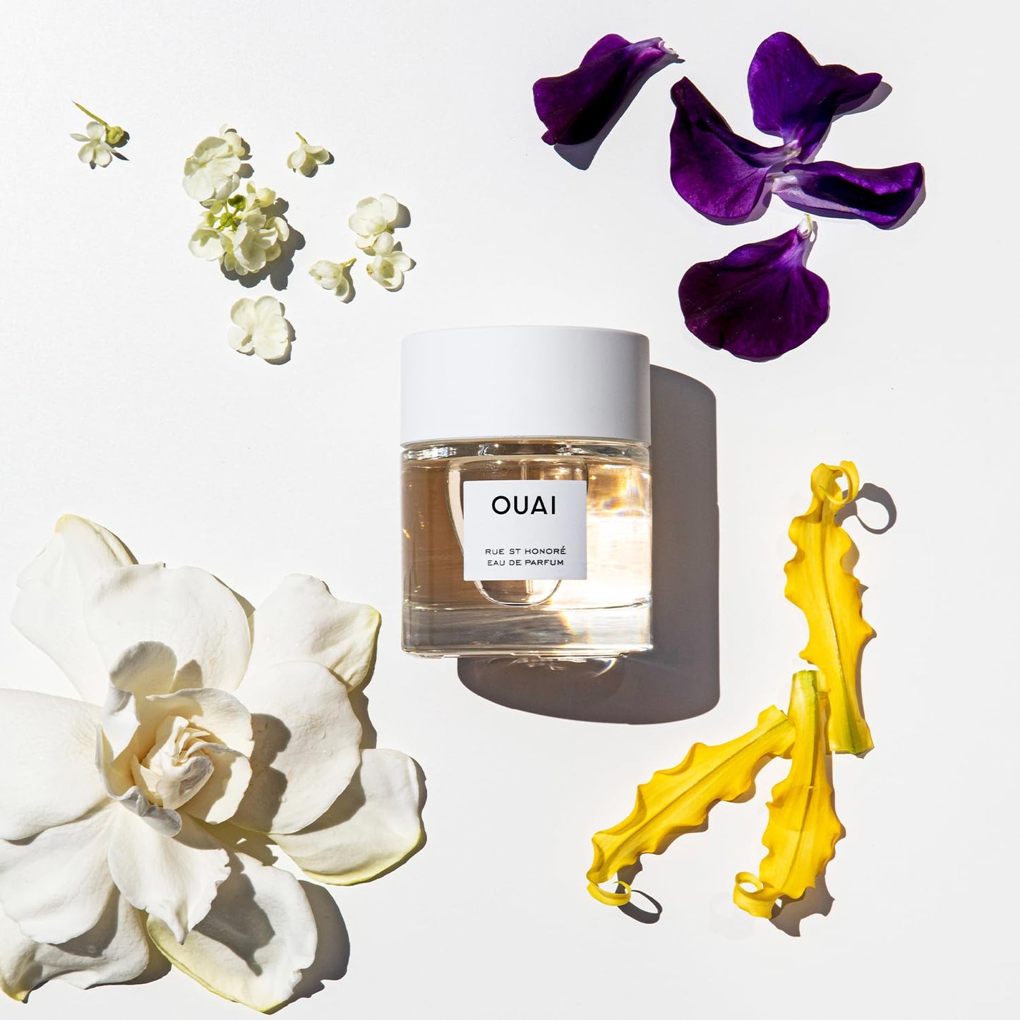 OUAI Rue St. Honore Eau de Parfum - Elegant Womens Perfume for Everyday Wear - Fresh Floral Scent with Notes of Violet, Gardenia, and Delicate Hints of Ylang Ylang and Musk (1.7 Oz) - Maple Wellness Supplements
