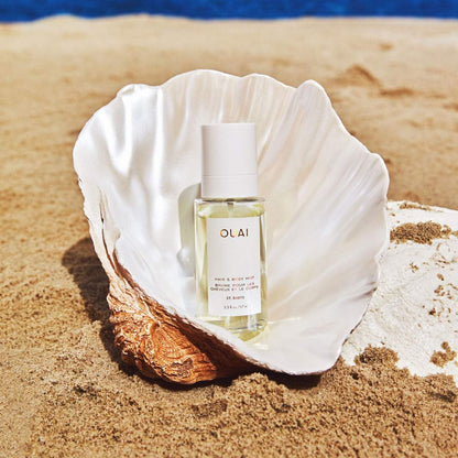OUAI St. Barts Hair and Body Mist - Tropical-Scented Hair Perfume and Body Spray - Notes of Dragonfruit, Orange Blossom, Tuberose & Musk (3.3 Fl Oz) - Maple Wellness Supplements