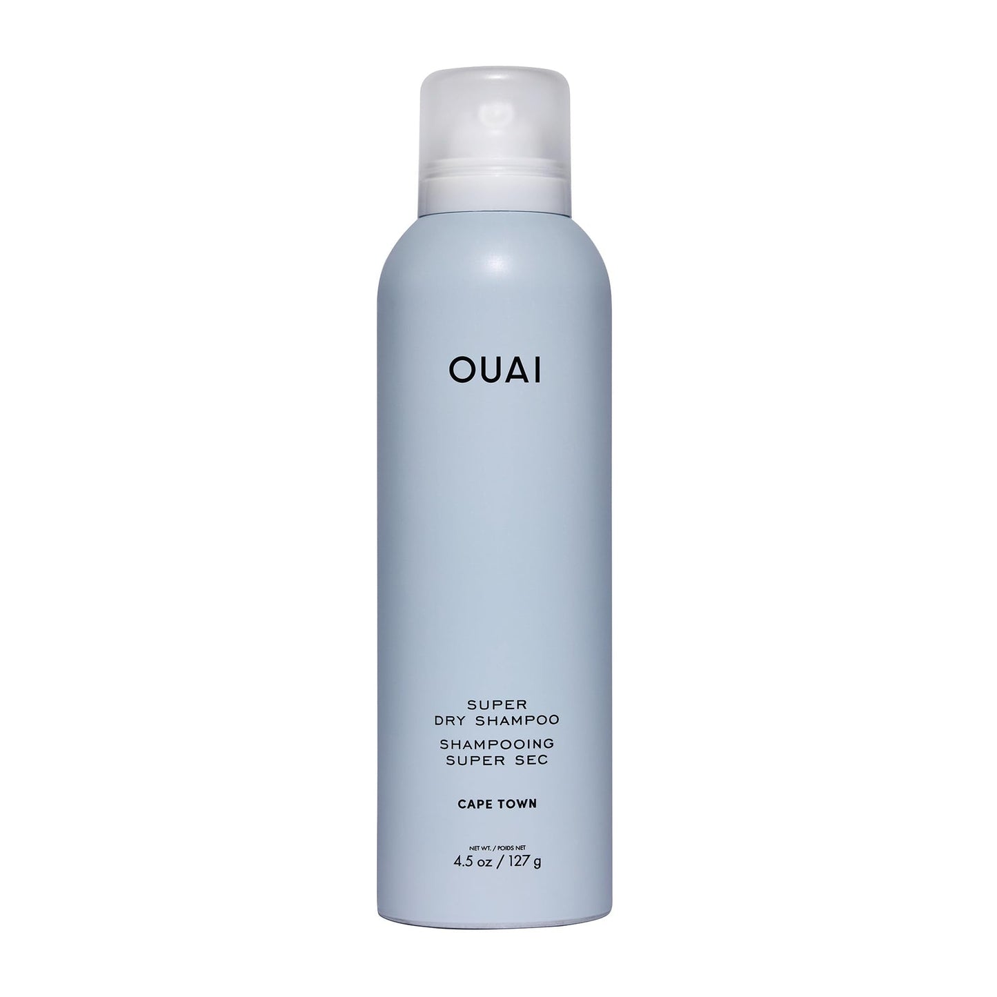 OUAI Super Dry Shampoo - Volumizing Dry Shampoo - Absorbs Oil, Dirt & Sweat - Blends Seamlessly into Hair with Zero Residue & Enriched with a Long-Lasting Scent - Cape Town (4.5 oz) - Maple Wellness Supplements