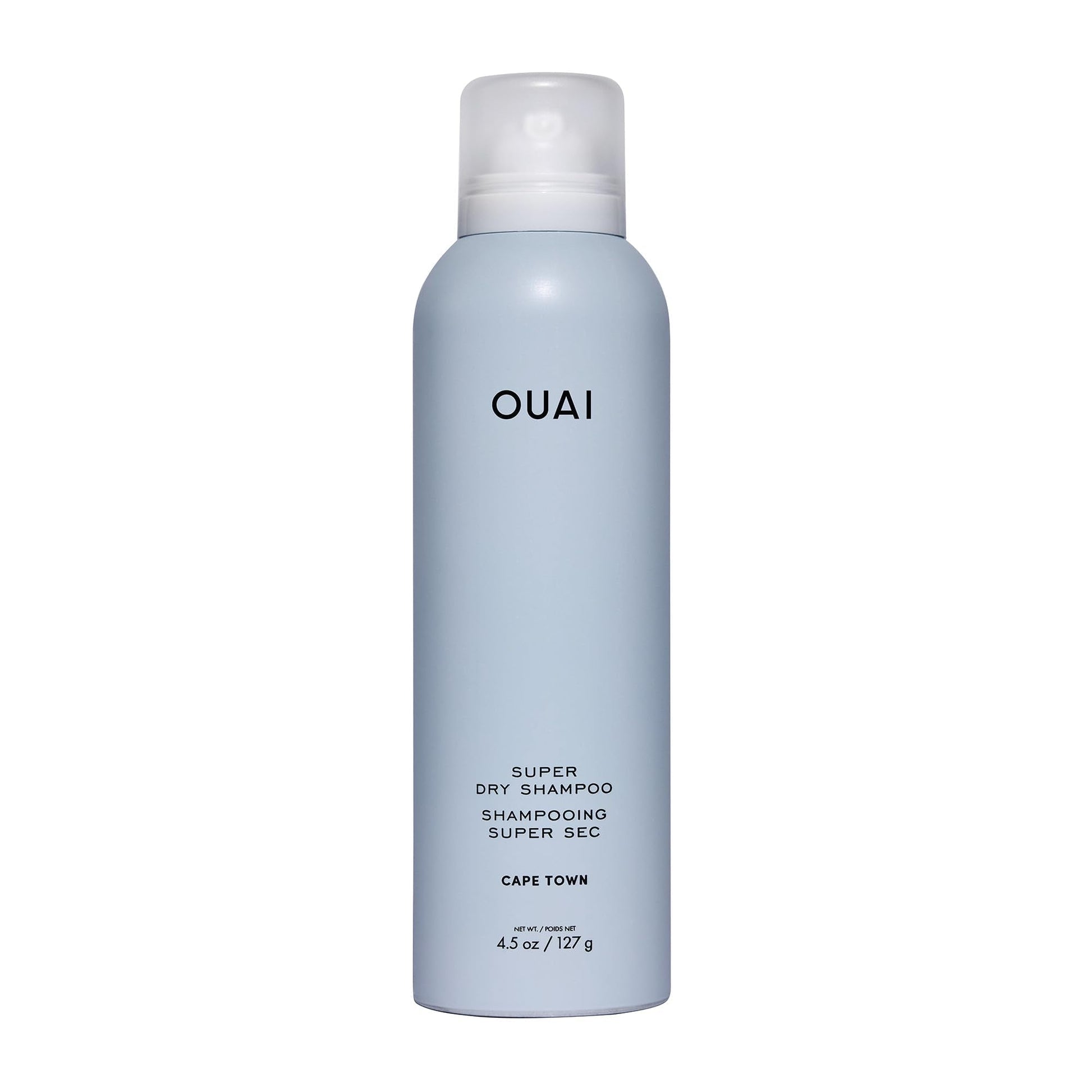 OUAI Super Dry Shampoo - Volumizing Dry Shampoo - Absorbs Oil, Dirt & Sweat - Blends Seamlessly into Hair with Zero Residue & Enriched with a Long-Lasting Scent - Cape Town (4.5 oz) - Maple Wellness Supplements