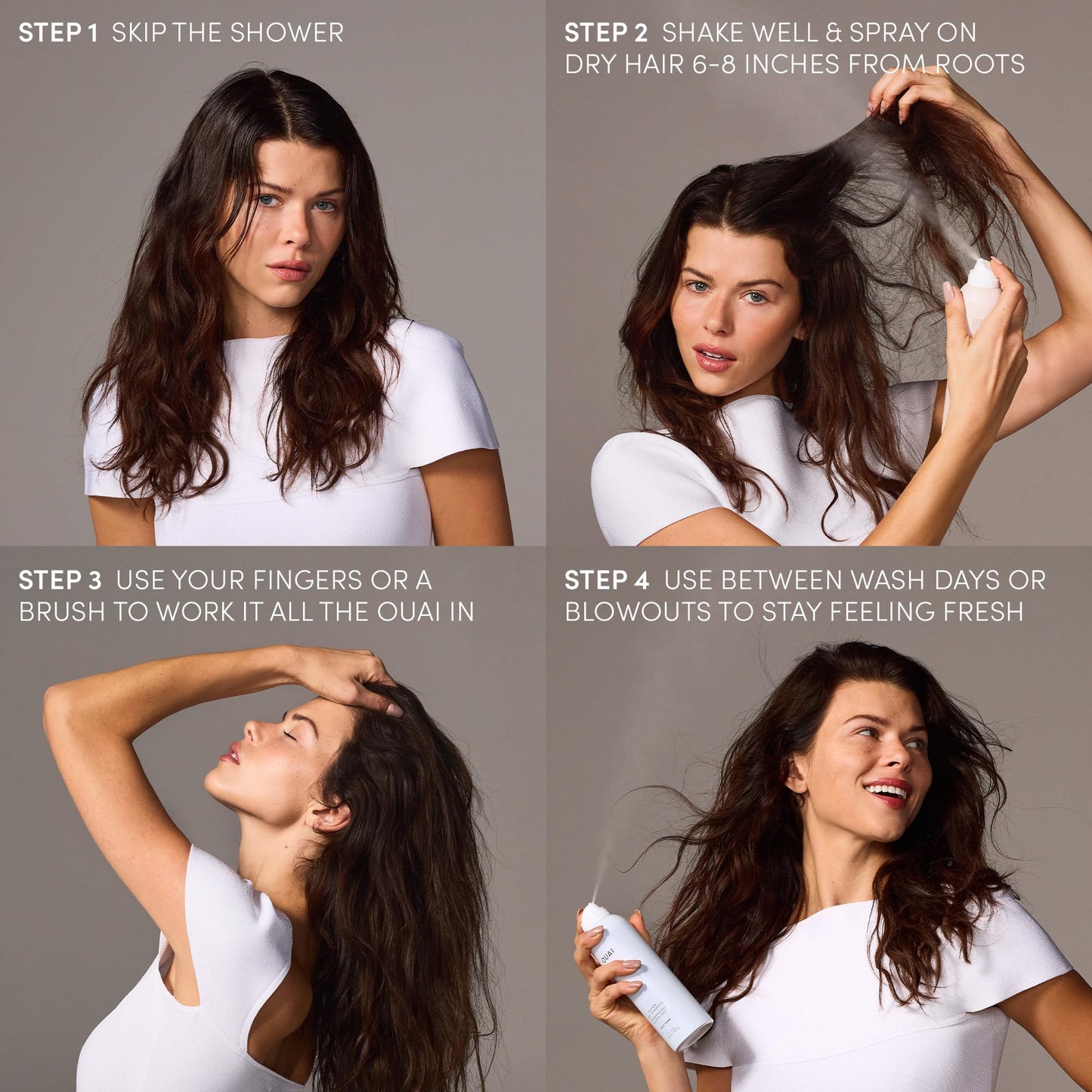 OUAI Super Dry Shampoo - Volumizing Dry Shampoo - Absorbs Oil, Dirt & Sweat - Blends Seamlessly into Hair with Zero Residue & Enriched with a Long-Lasting Scent - Cape Town (4.5 oz) - Maple Wellness Supplements