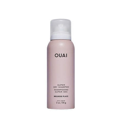 OUAI Super Travel Size Dry Shampoo - Volumizing Dry Shampoo - Absorbs Oil, Dirt & Sweat - Blends Seamlessly into Hair with Zero Residue & Enriched with a Long-Lasting Scent - Melrose Place (2 oz) - Maple Wellness Supplements