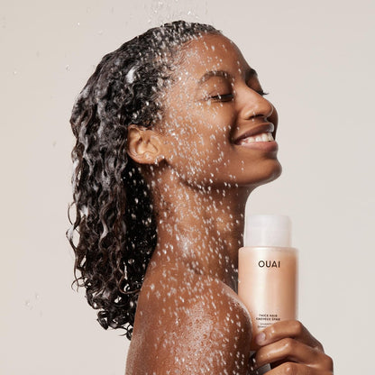OUAI Thick Shampoo Refill - Moisturizing Shampoo with Keratin, Marshmallow Root, Shea Butter & Avocado Oil for Thick Hair - Strengthens & Hydrates - Paraben, Phthalate & Sulfate Free (32 Fl Oz) - Maple Wellness Supplements