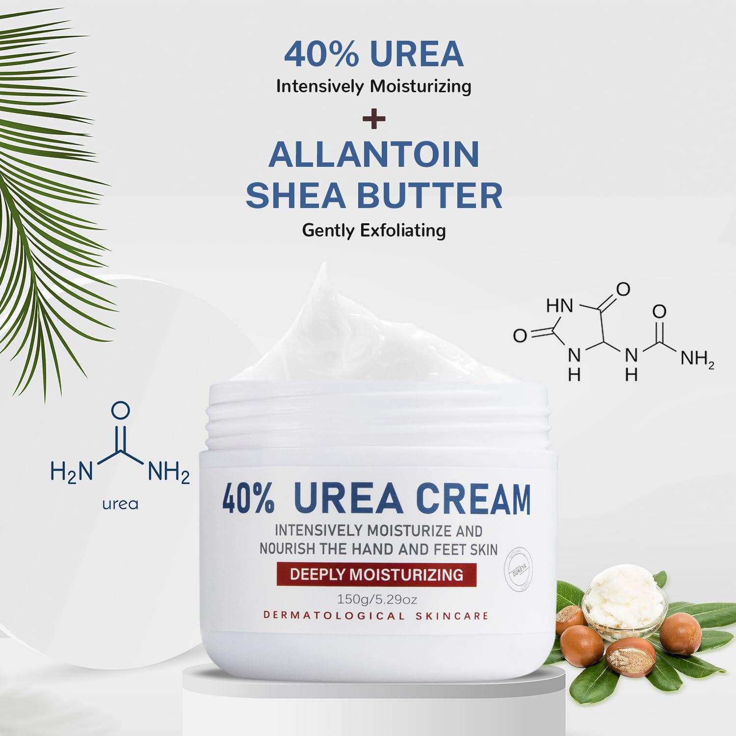OUKEYA Urea Cream 40 Percent,Foot & Hand Cream for Dry Cracked,Urea Lotion for Feet Maximum Strength - Maple Wellness Supplements
