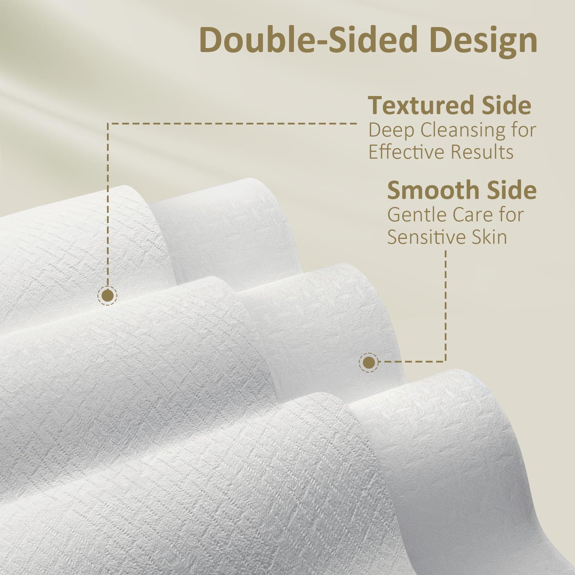 Ourmed Life Face Towels, Disposable Biodegradable Facial Towels for Sensitive Skin - Maple Wellness Supplements
