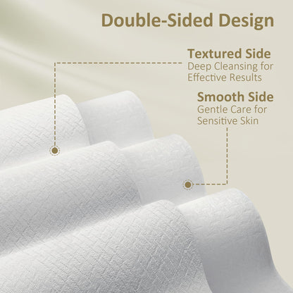 Ourmed Life Face Towels, Disposable Biodegradable Facial Towels for Sensitive Skin - Maple Wellness Supplements