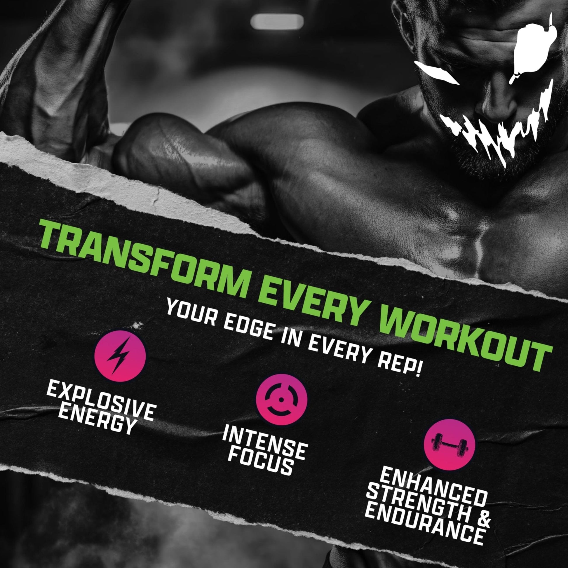 Outrage Ultra HIGH STIM Pre-Workout Powder for Men | 400mg Caffeine, L-Citrulline, Beta-Alanine, Creatine | Extreme Energy, Focus, Strength & Endurance - Maple Wellness Supplements