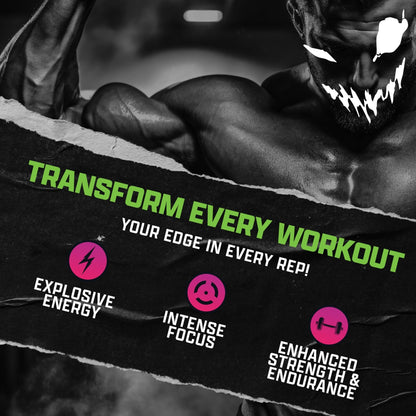 Outrage Ultra HIGH STIM Pre-Workout Powder for Men | 400mg Caffeine, L-Citrulline, Beta-Alanine, Creatine | Extreme Energy, Focus, Strength & Endurance - Maple Wellness Supplements