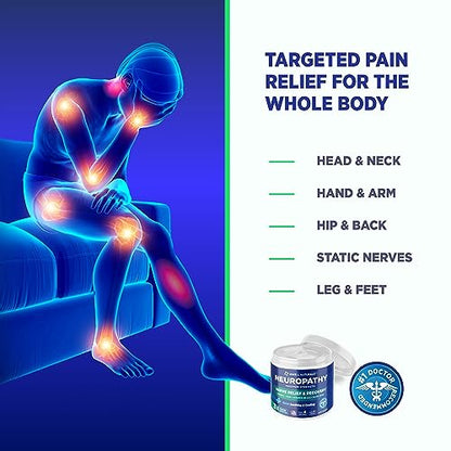 OWELL NATURALS Neuropathy Nerve Relief Cream - Maximum Strength Relief Cream for - Maple Wellness Supplements