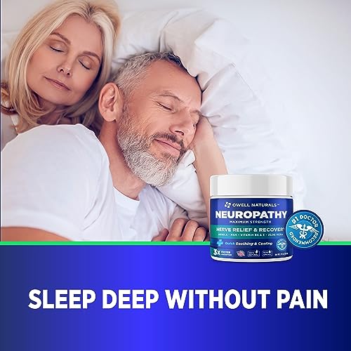 OWELL NATURALS Neuropathy Nerve Relief Cream - Maximum Strength Relief Cream for - Maple Wellness Supplements
