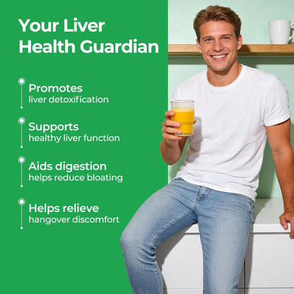 OxyEnergy Liver Cleanse Detox & Repair, Organic Milk Thistle Liver Detox Supplement with Turmeric, Giner, Dandelion, Support Liver Health & Digestion, - Maple Wellness Supplements
