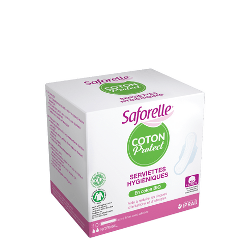 Pack of 10 sanitary pad regular normal Saforelle - Maple Wellness Supplements