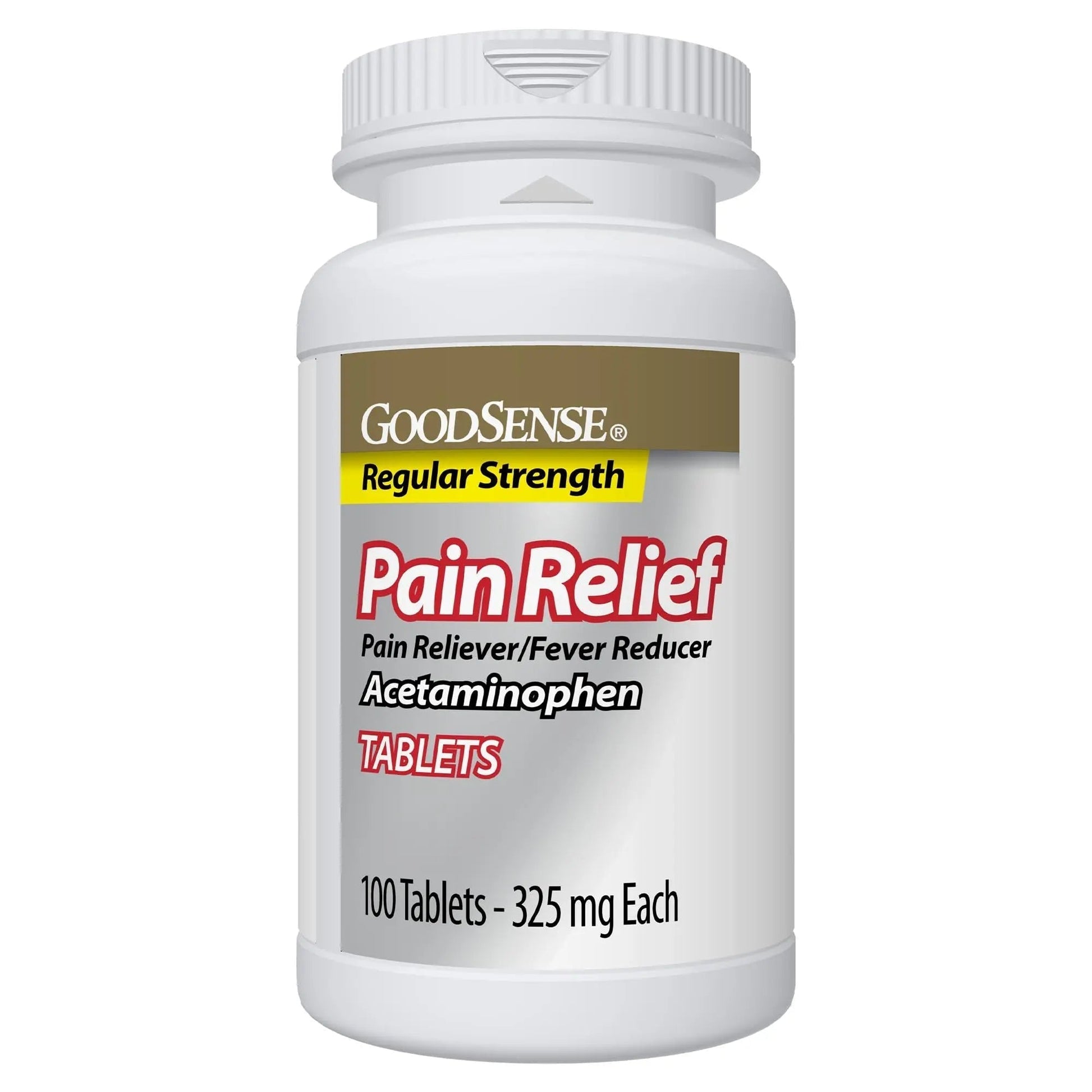 Pain Relief, Acetaminophen Tablets 325 mg, Regular Strength, Pain Reliever and Fever Reducer - Maple Wellness Supplements