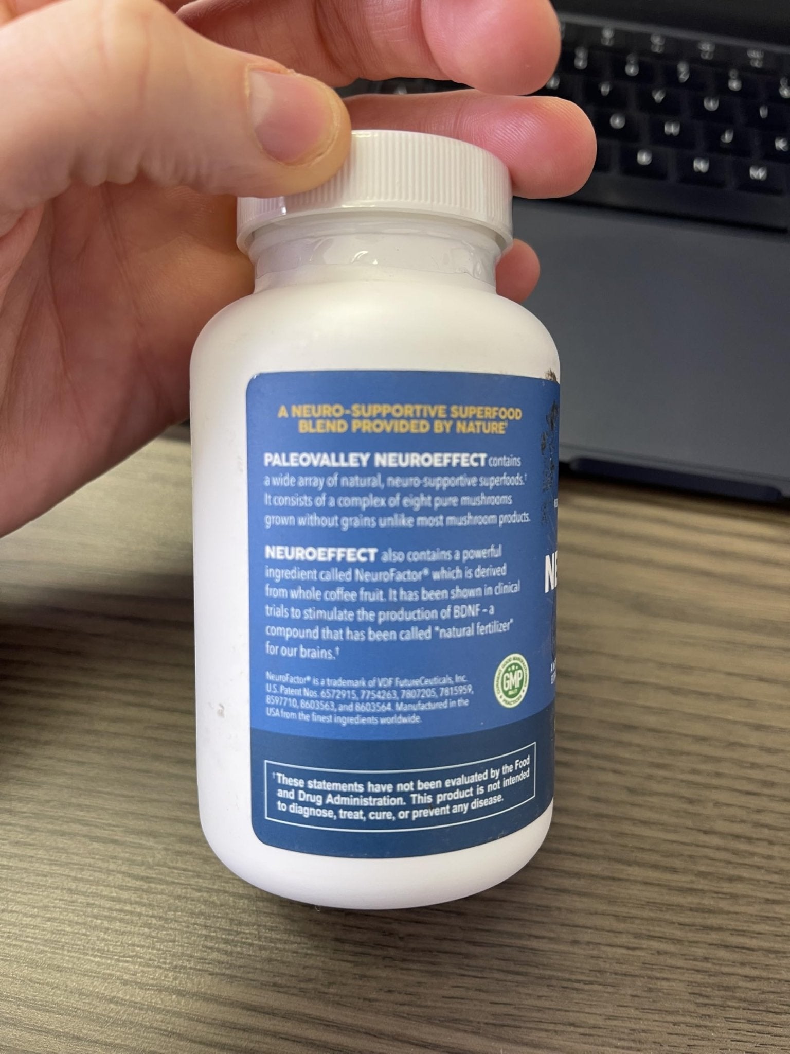 Paleovalley NeuroEffect - Neuro Mushroom Coffee Nutritional Supplement for Focus, Memory, and Energy Support - 28-Day Supply - 8 Full Spectrum Mushroom and Whole Coffee Fruit Extracts - Maple Wellness Supplements