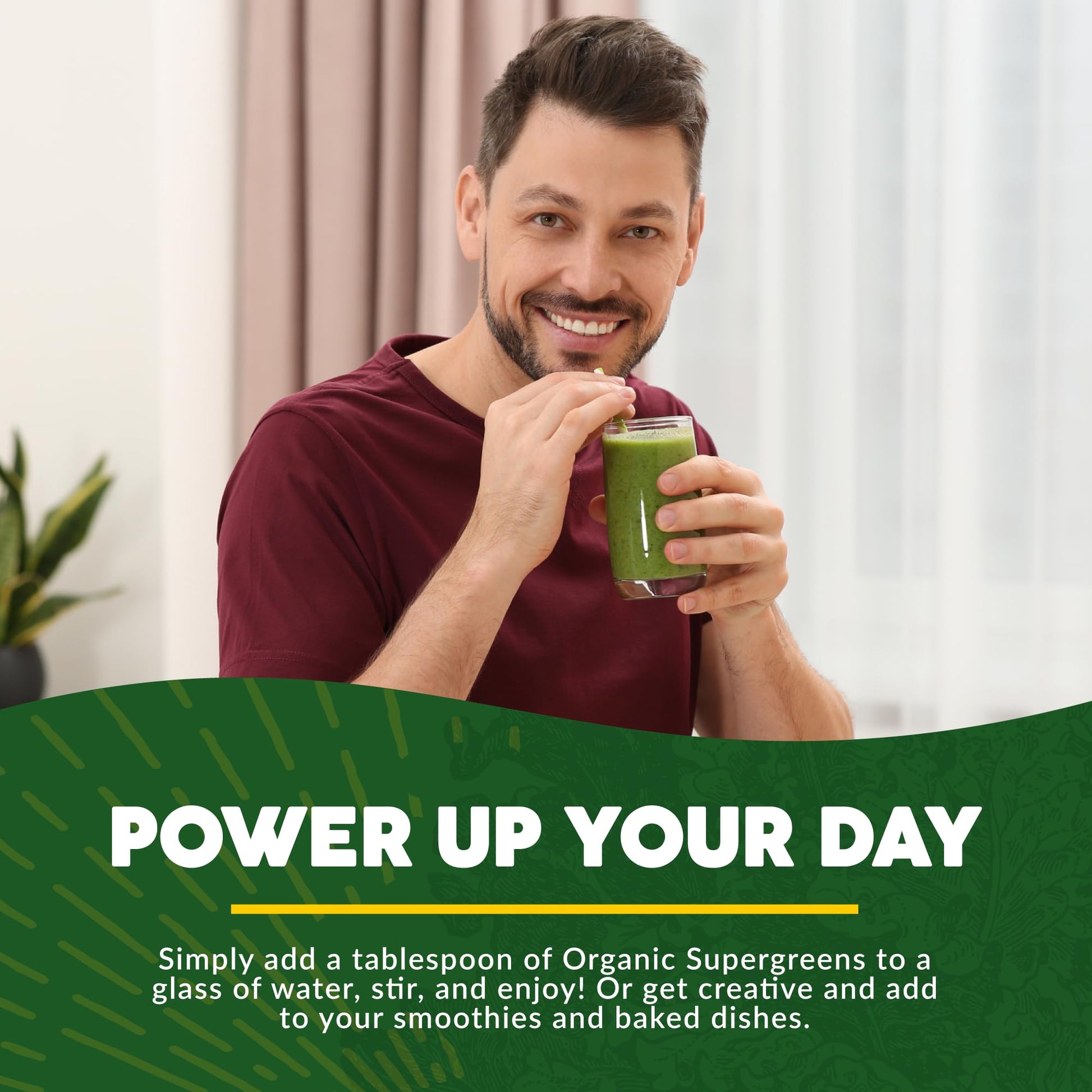 Paleovalley Organic Supergreens - Organic Greens Powder Superfood for Immune Support - Paleo Green Powder Blend - 28 Servings - 23 Superfoods - Gluten Free, No Cereal Grasses, Soy or Grain - Maple Wellness Supplements