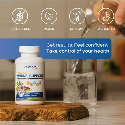 Palmara Health Premium Immune Support, 60 Capsules - Maple Wellness Supplements