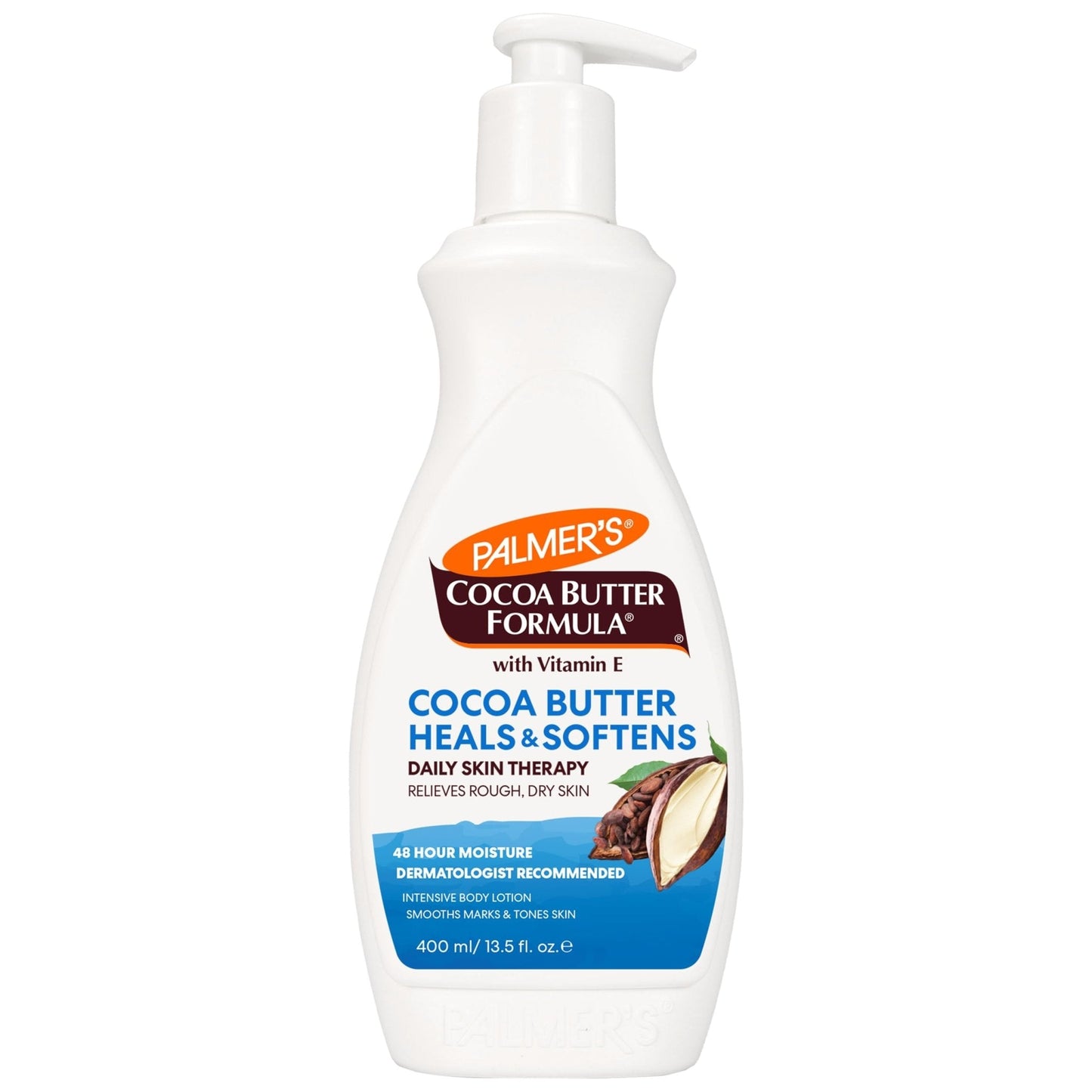 Palmer's Cocoa Butter Formula Daily Skin Therapy Cocoa Butter Body Lotion for Dry Skin, Hand & Body Moisturizer, Pump Bottle, 13.5 Oz (Pack of 1) - Maple Wellness Supplements
